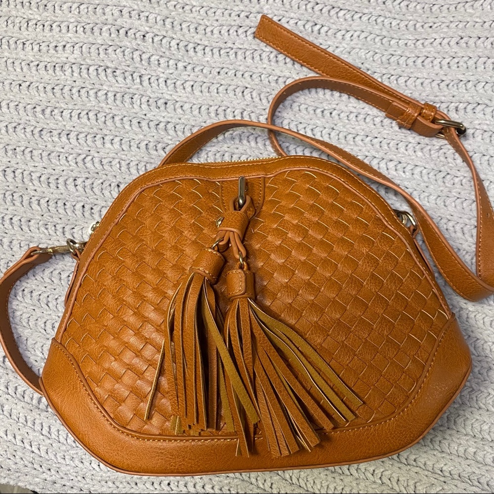 Summer braided  cross body bag